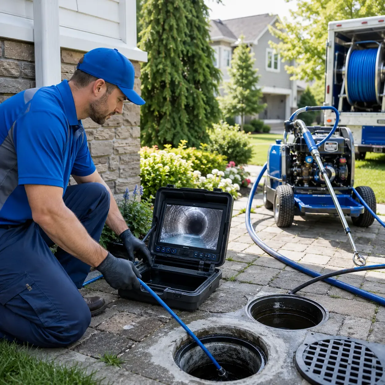 Outdoor drain cleaning professionals serving Hitchcock, OK